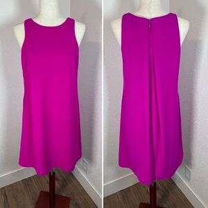 Lauren Ralph Lauren Trapeze Style Hot Pink Shift Dress